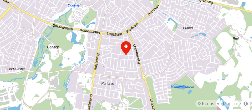 Locatie van Financieel Advies Centrum Eindhoven