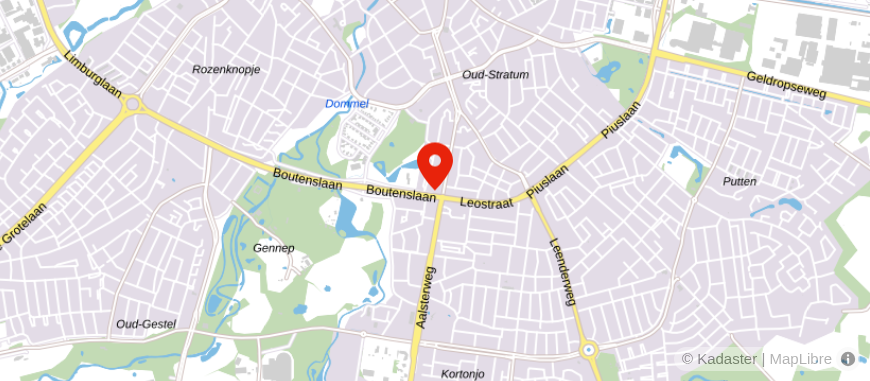 Locatie van Hypodomus Makelaars Eindhoven