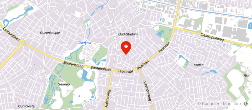 Locatie van Van Bergeijk Hypotheken
