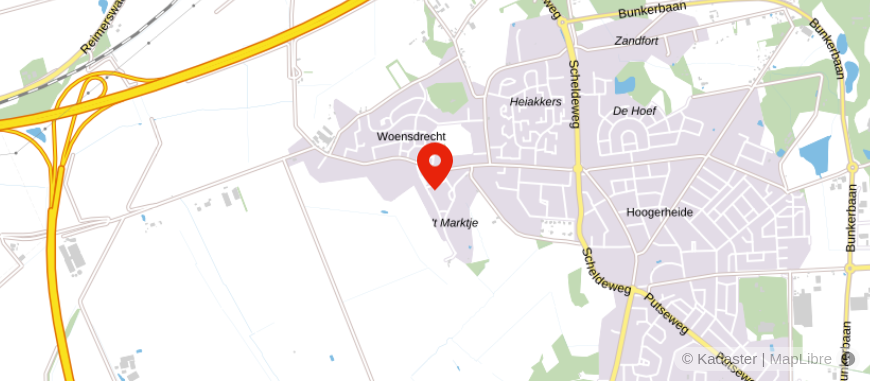 Locatie van Indfia BV