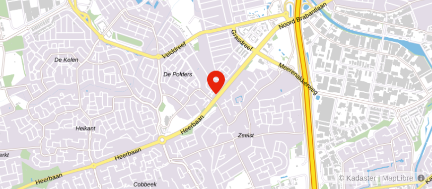 Locatie van Van der Linden Accountants