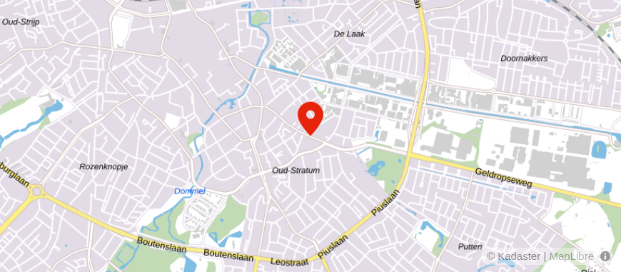 Locatie van Broekx Makelaardij, Hypotheken & Verzekeringen