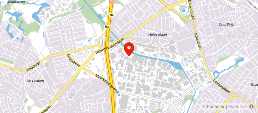 Locatie van ERA Focus Makelaars Eindhoven