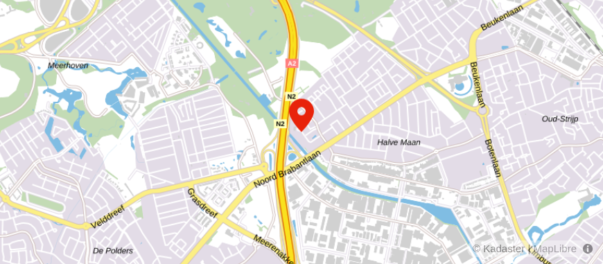 Locatie van aaff Eindhoven