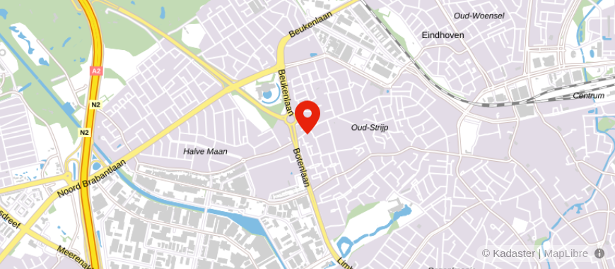 Locatie van Financieel Fit | Eindhoven
