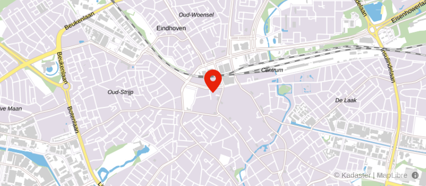 Locatie van Montae Advies Eindhoven
