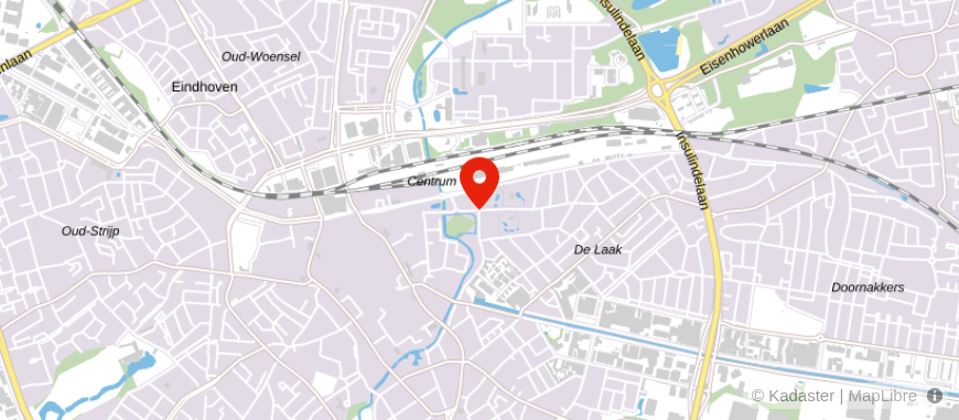Locatie van buro philip van den hurk (Eindhoven)