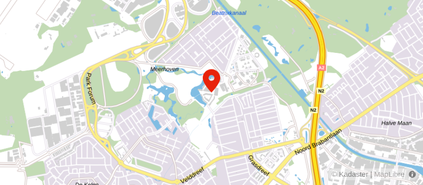 Locatie van M.A.E.S. Hypotheken