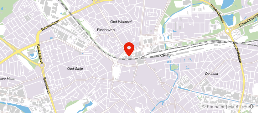 Locatie van Schutte advocatenkantoor