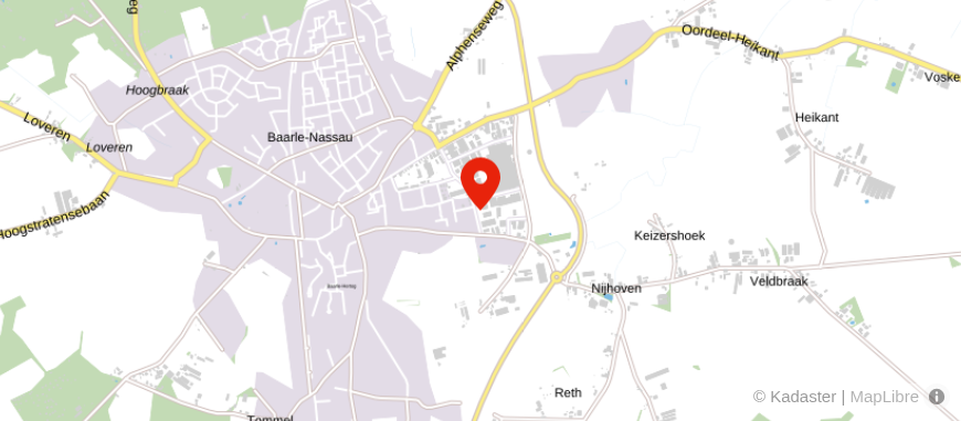 Locatie van Financieel Centrum Brabant
