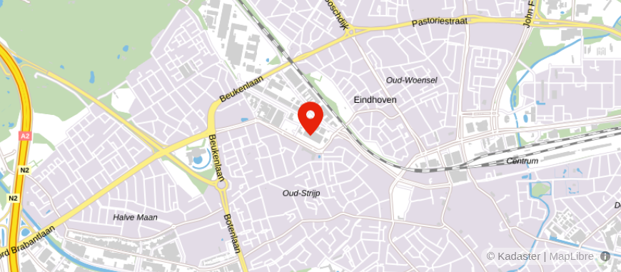 Locatie van Univé Eindhoven