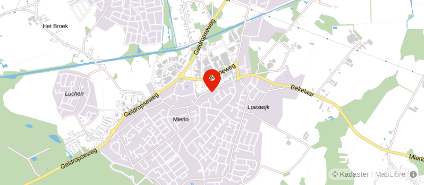 Locatie van Veldsink - Bekx