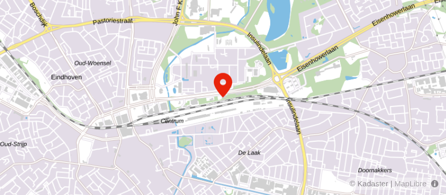 Locatie van Howden Eindhoven