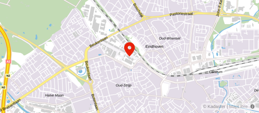 Locatie van Dutch Uncles Eindhoven