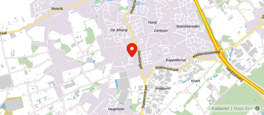 Locatie van Finovion Horst