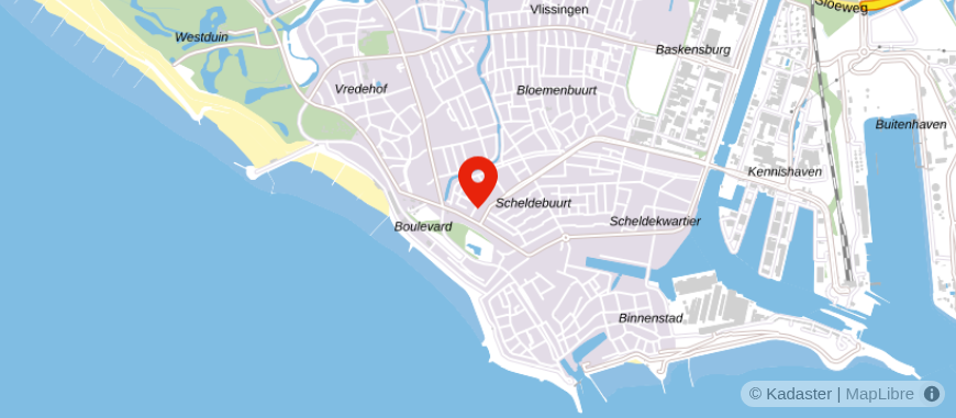 Locatie van Credion Vlissingen