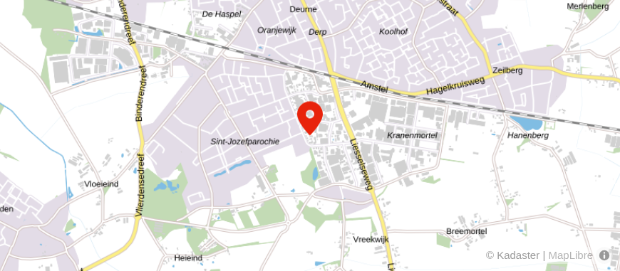 Locatie van De Huizenbemiddelaar Deurne