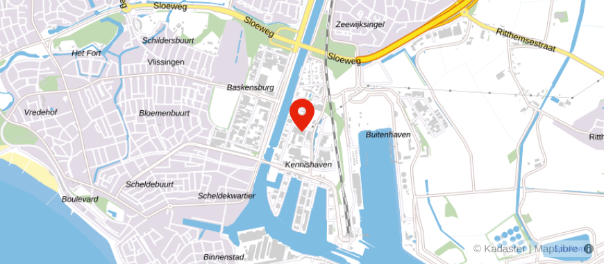 Locatie van Sauer & Oonk Adviseurs & Notarissen