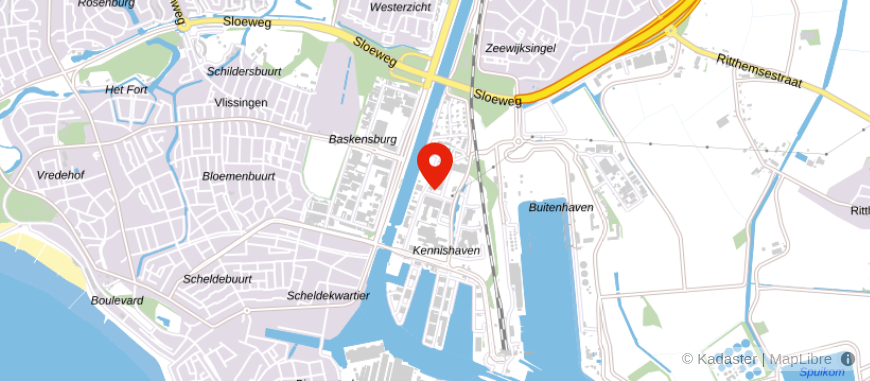 Locatie van Hypotheek Visie Middelburg 
