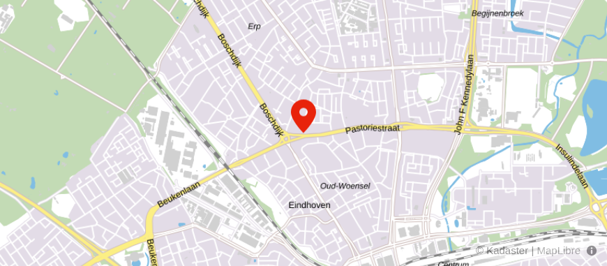 Locatie van Van Bruggen Eindhoven Noord