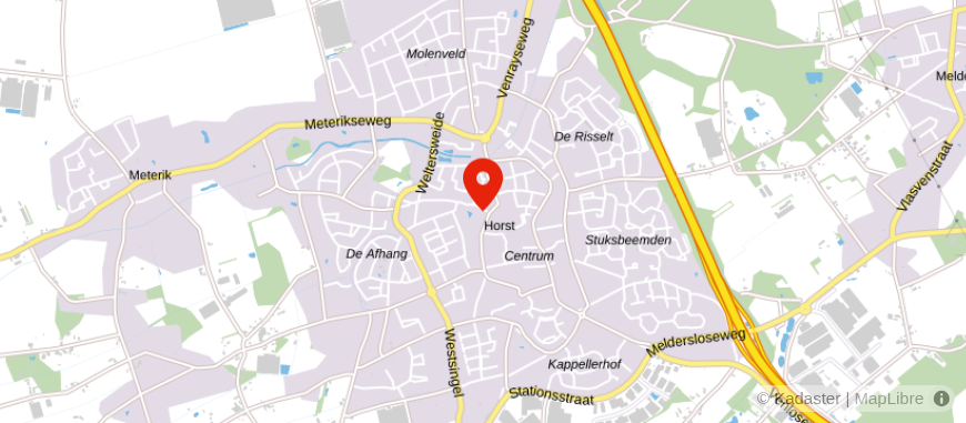 Locatie van Hypotheek & Verzekeringscentrum Horst