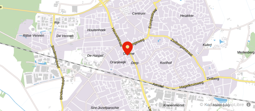 Locatie van Finovion Deurne