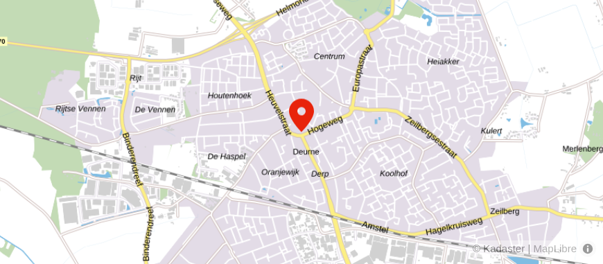Locatie van Van Santvoort Makelaars