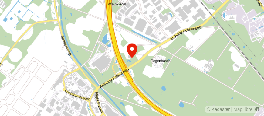Locatie van Crematorium Rijtackers