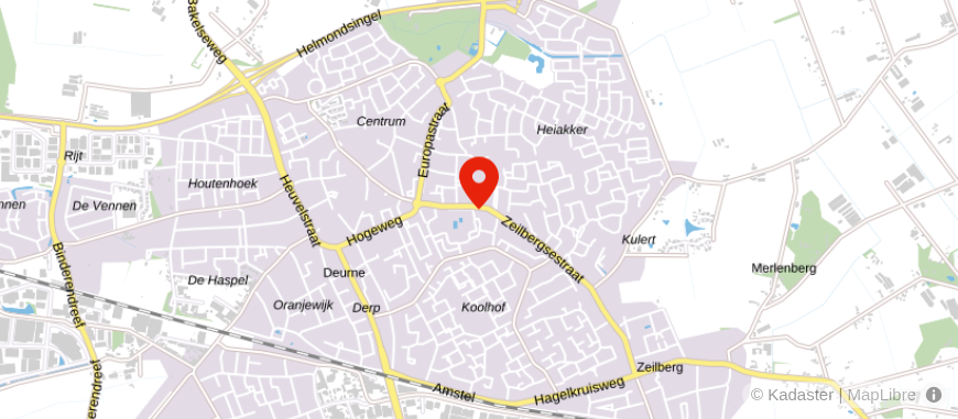 Locatie van Administratiekantoren Van de Mortel & Partners