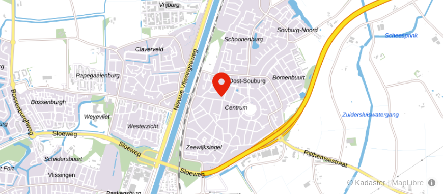 Locatie van Schinkel de Weerd Makelaardij