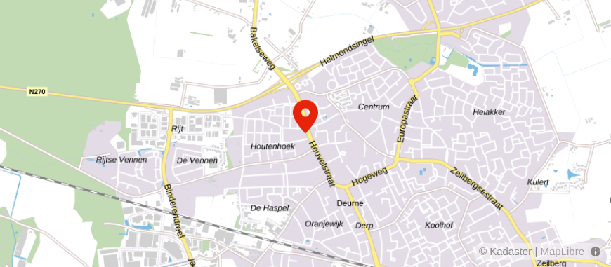 Locatie van BUROVANHOOF