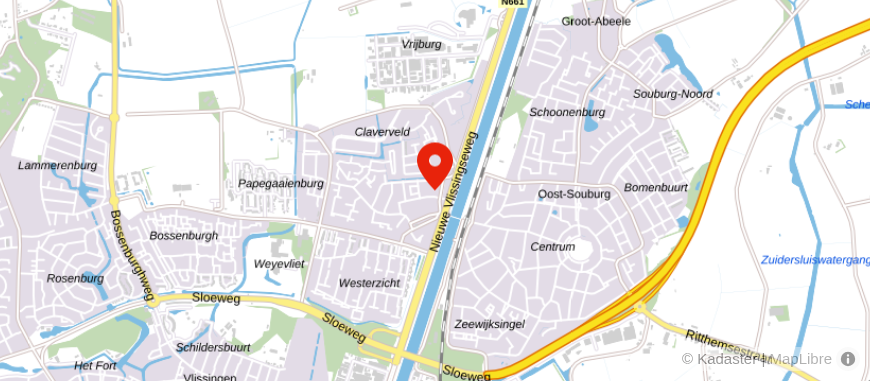 Locatie van De Getijden Uitvaartzorg