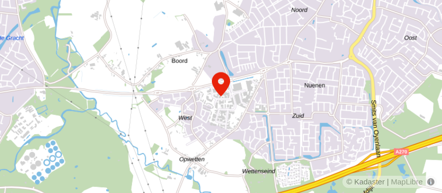 Locatie van Heuten & Van der Kallen