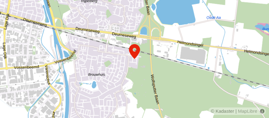 Locatie van Crematorium Berkendonk