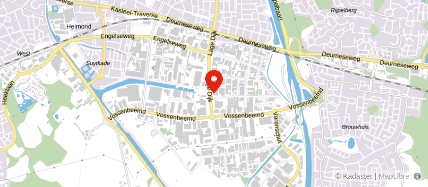 Locatie van AKTIE Notarissen Maas en Peelland