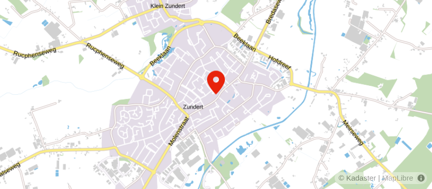 Locatie van Van de Klundert Advies