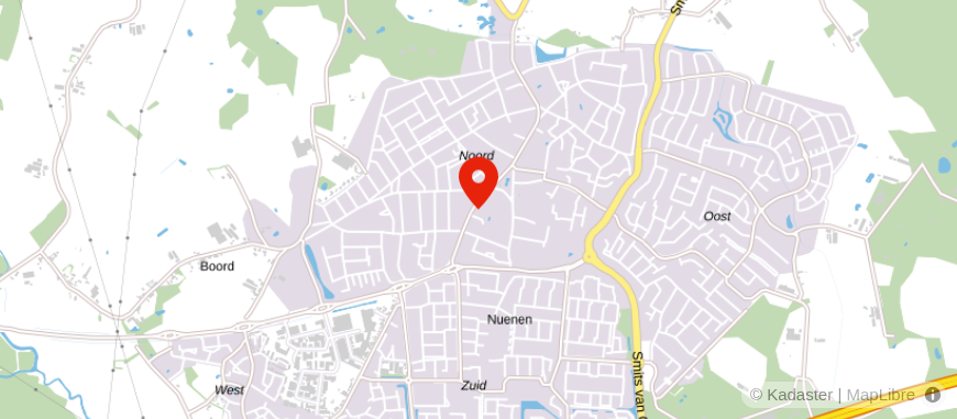 Locatie van Geld & Woning Nuenen - Helmond