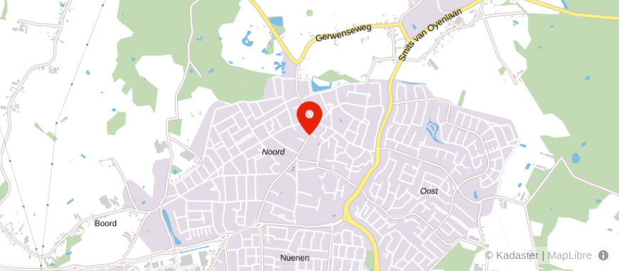 Locatie van Van Santvoort Makelaars