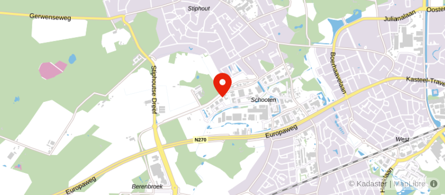 Locatie van Vermetten Schooten Advies B.V.
