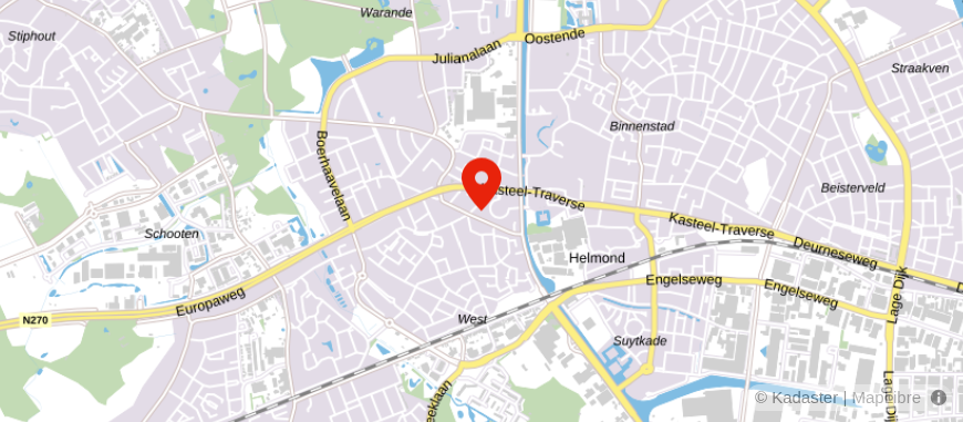 Locatie van DOK accountants en adviseurs