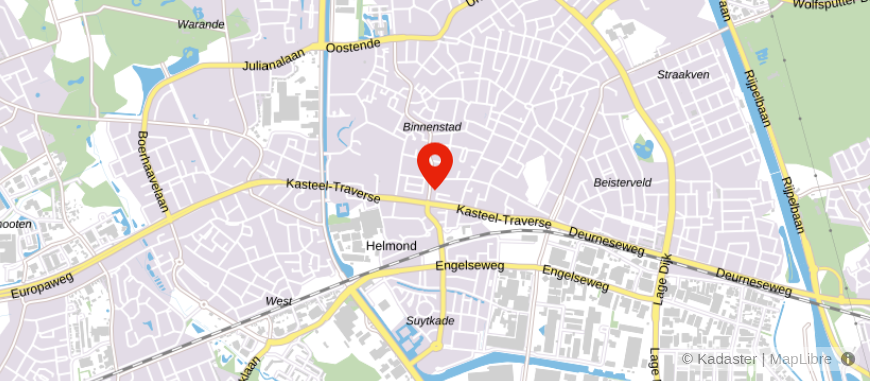 Locatie van Van Santvoort Makelaars