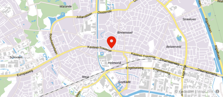 Locatie van De hypotheekshop Helmond