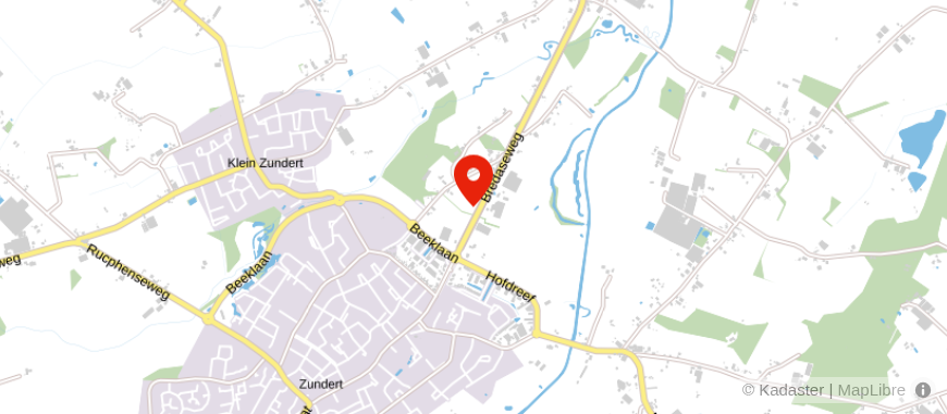 Locatie van Rabobank Zundert