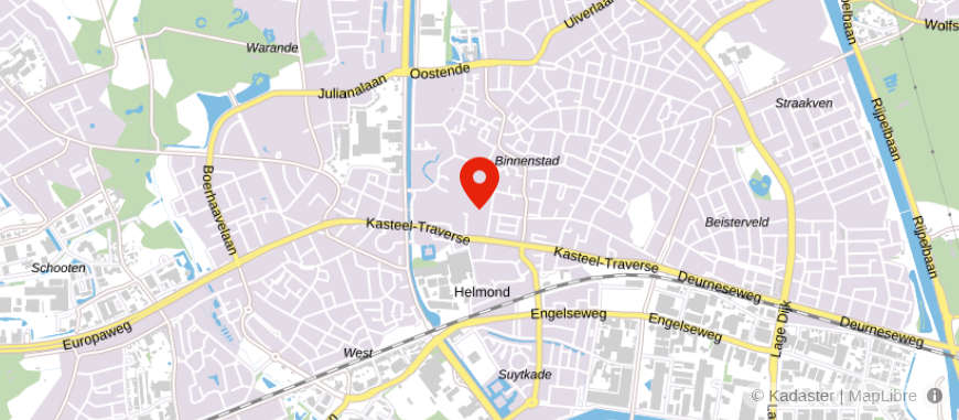 Locatie van ASN Bank Helmond