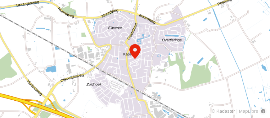 Locatie van Verkaart Financieel Advies