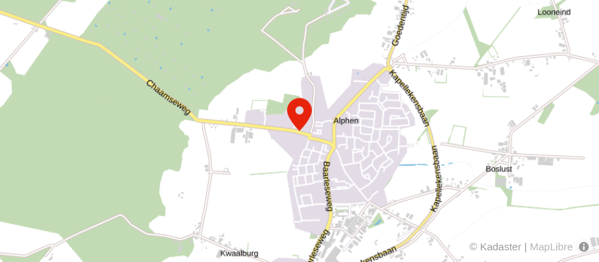 Locatie van Boekhoudbureau Trommelen Alphen