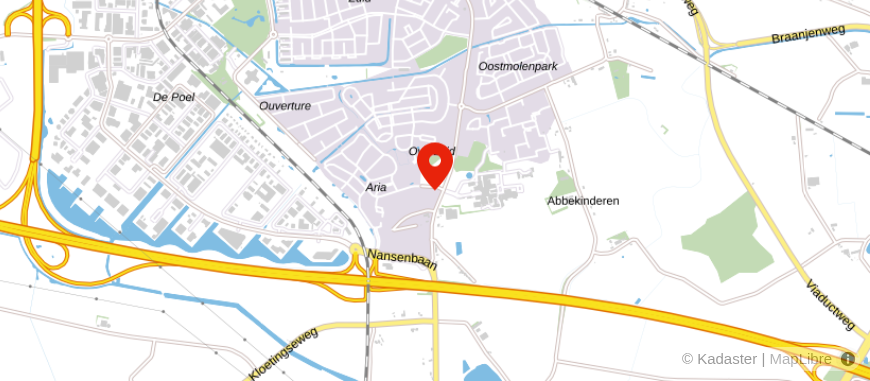 Locatie van Kuub Makelaars - Goes