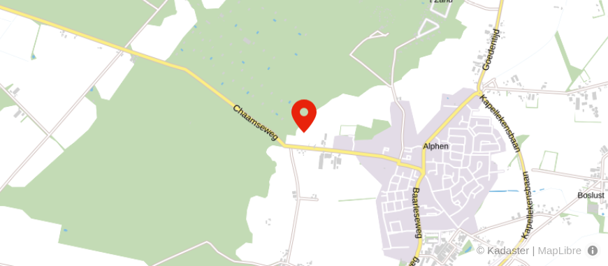 Locatie van Trommelen - Alphen