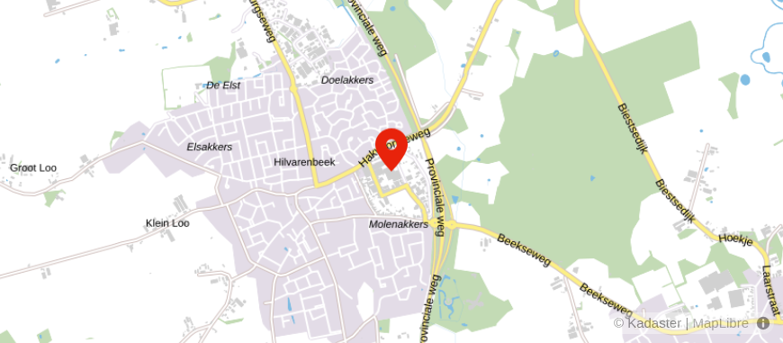 Locatie van Van de Loo Assurantiën