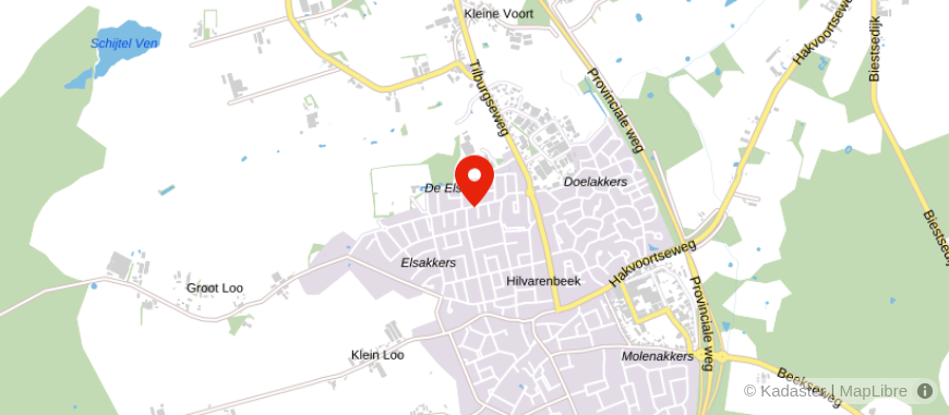 Locatie van CTM Van den Dries